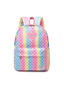 CUSANGEL Rainbow Kids' Backpack, Schoolbag For Primary School Students - Multicolor - View 2