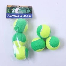 3pcs Green & Yellow Soft Training Tennis Ball - Multicolor - View 6
