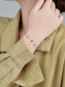 Stone Decor Bracelet - Multicolor - View 1