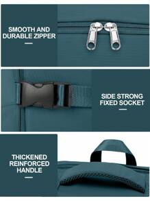 大容量旅行背包男士背包女生轻便休闲2023新款鞋位垃圾袋干湿分离袋带USB接口商务旅行包电脑包适合16英寸电脑适合工作和学校使用假日商店配件包行李箱旅行收纳袋旅行用品女士包男士礼物户外女士礼物 - 水鴨藍 - 查看 11