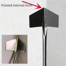 不銹鋼陰陽角度尺,用於牆面腻子、硅藻泥、整平工具、l型角尺