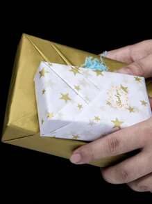 50 片散裝金色薄紙包裝紙 50 厘米 X 70 厘米,非常適合禮品袋、diy 和工藝品,適合婚禮、畢業典禮、生日、節日派對、皮納塔裝飾