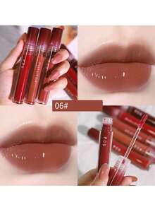 1入組pcu不沾杯唇蜜保濕口紅,具有提亮啞光唇釉 - 持久,填充,不卡色,啞光霧面唇膏和不沾杯漂白唇釉