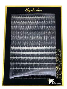 HBZGTLAD 14 Rows False Eyelashes Extension, Black Box Package, 50pcs+80pcs Mix Length, D Curl 0.07mm Thickness Mink Lashes, Natural And 3d Russian Volume, Individual Eyelashes Makeup Tool - Black - View 5