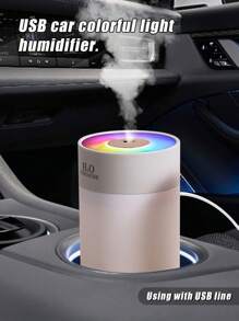 Car Mounted New Type Horse Racing Lamp Air Humidifier - White - View 1