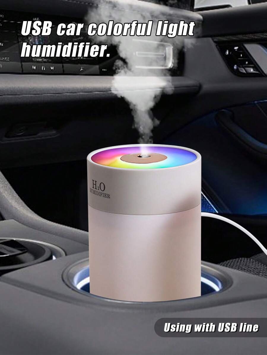 Car Mounted New Type Horse Racing Lamp Air Humidifier - White - View 1