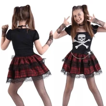Young Girls Dresses - 黑色 - 查看 2