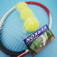 3pcs Tennis Balls For Training And Competition, Durable And High-elasticity, With Massage Function - Yellow - View 7
