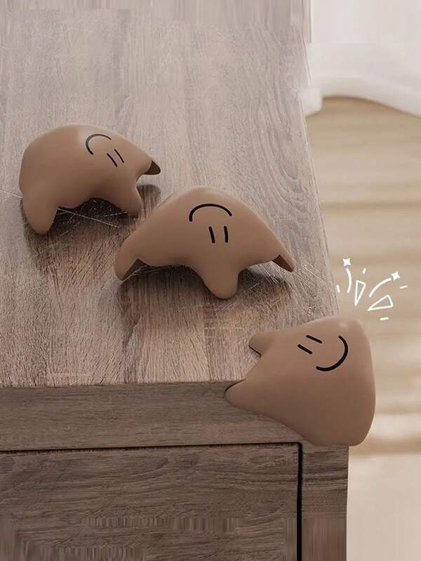 2 Stücke Baby Sicherheitsschutzkissen, Eckenschutz, Möbel und Kantenstoßstange, Sicherheitsvorrichtung und Eckkissen, Geeignet für Tisch, Babybett, Kamin, Ideales Geschenk für Halloween, Thanksgiving, Weihnachten (zufällige Farbe)