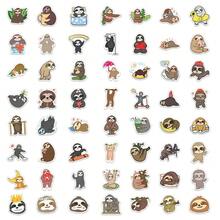 50 張可愛動物貼紙，包括熊貓、樹懶、刺蝟、倉鼠、貓、狗等 - 彩色 - 查看 4