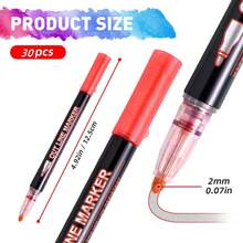 30 Colors Dual-line Acrylic Marker Pen - Multicolor - View 4