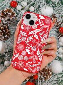 1 Miếng Vẽ bằng tay Giáng sinh Quả thông In Ốp lưng & bao da điện thoại Tương thích với iPhone - Nhiều màu - Xem 1