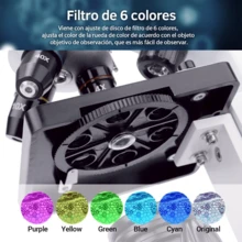 Bnise Microscopio Biológico 40x-1000x Principiante Kit - 1000X - Ver 3