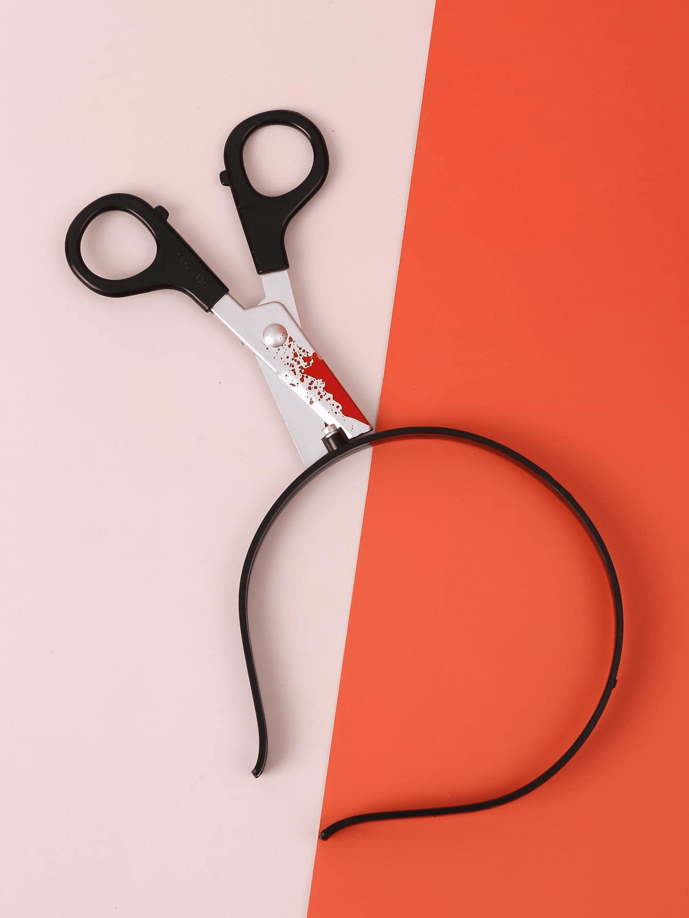 1pc Unisex Prank Scissor Headband Hair Hoop For Cosplay, Party