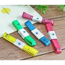 1pc Colorful Soft Tape Measure (1.5m) For Body Measuring, Sewing Tailor Cloth Ruler, Gift Measuring Tape - Multicolor - View 4
