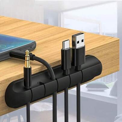 Multifunctional Desktop Cable Organizer With Multiple Holes, Cord Management Tool For Data Cables Back To School