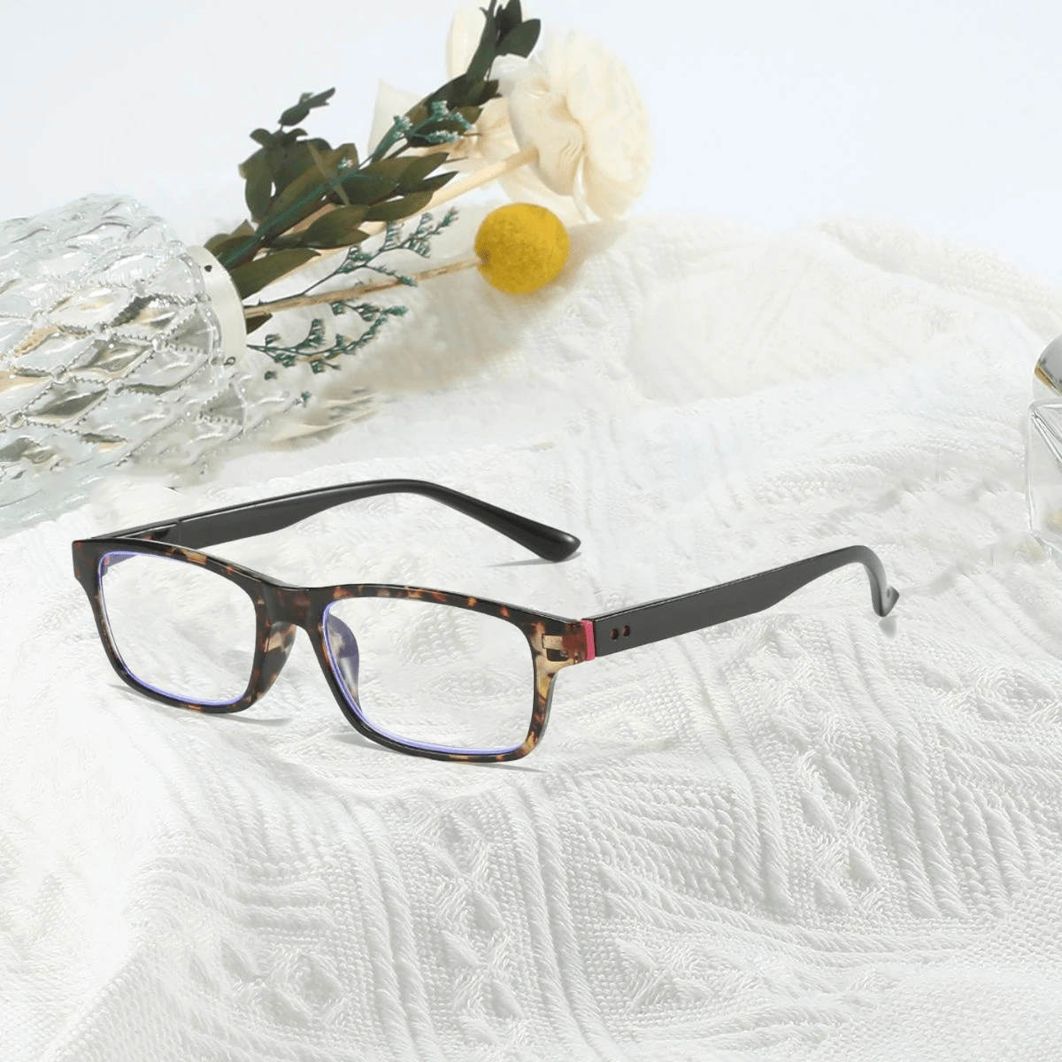 ZY18227 1pc TR Squared Frame Blue Light Blocking Good Quality