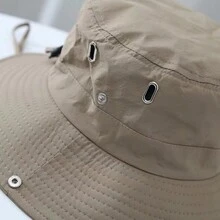 透气防晒徒步渔夫帽，适合男女露营、登山、牛仔帽款式、快干