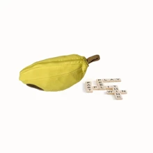 1/2 Set Bananagrams: Award-Winning Word And Language Game, Suitable For Family Fun, Holiday Gift, Party Supplies, New Year Gift, New Year Game