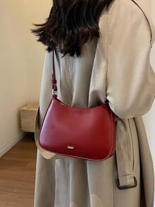 Women's Fashionable And Minimalist Elegant Underarm Bag Shoulder Crossbody Bag Can Hold Mobile Phone Lipstick