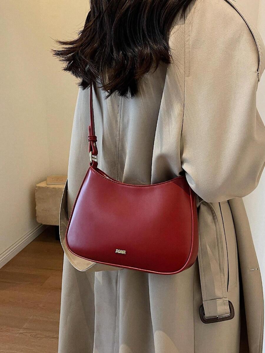 Women's Fashionable And Minimalist Elegant Underarm Bag Shoulder Crossbody Bag Can Hold Mobile Phone Lipstick