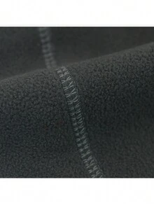 1pc Outdoor Fleece Hat For Men And Women Autumn Winter Sport Windproof Warmth Climbing Riding Skiing Running - Black - View 8