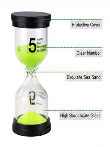 1 /6 Color Hourglass Hourglass Timer 1 Minute /3 Minutes /5 Minutes /10 Minutes /15 Minutes /30 Minutes Game Classroom Home Office Sandclock Timer (Color Random).The Picture Is Stretched Too Long, The Product Shall Prevail,There Is A Color Difference, The Specific Subject To The Receipt Of Physical Prevail