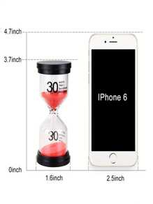 1 /6 Color Hourglass Hourglass Timer 1 Minute /3 Minutes /5 Minutes /10 Minutes /15 Minutes /30 Minutes Game Classroom Home Office Sandclock Timer (Color Random).The Picture Is Stretched Too Long, The Product Shall Prevail,There Is A Color Difference, The Specific Subject To The Receipt Of Physical Prevail