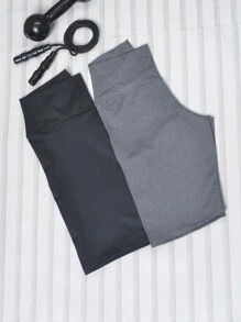 Women Leggings - Grey - View 2