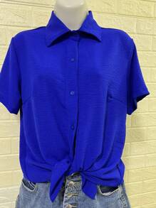 Women Blouses - azul real - Ver 1