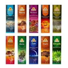 Kit Incenso Artesanal Natural Aromaterapia - 5 Caixas - Variados - Visão 4