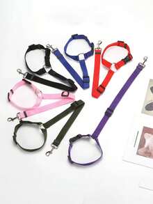 Pet Dog Round Ring Leash For Car Travel Safety - Multicolor - View 9