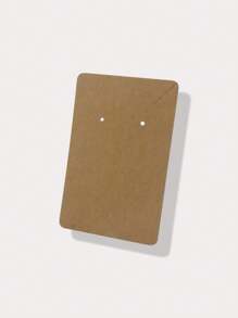 100 CARTONES PARA EXHIBIR collares, aretes - Marrón - Ver 2