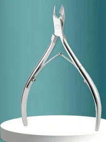 1入組不銹鋼表皮理髮剪死皮去除器工具腳趾指甲刀適合男士,女性,老年 - 銀色 - 查看 1