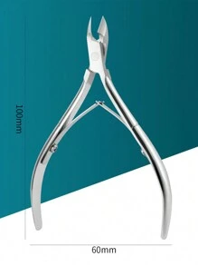 1入組不銹鋼表皮理髮剪死皮去除器工具腳趾指甲刀適合男士,女性,老年 - 銀色 - 查看 2