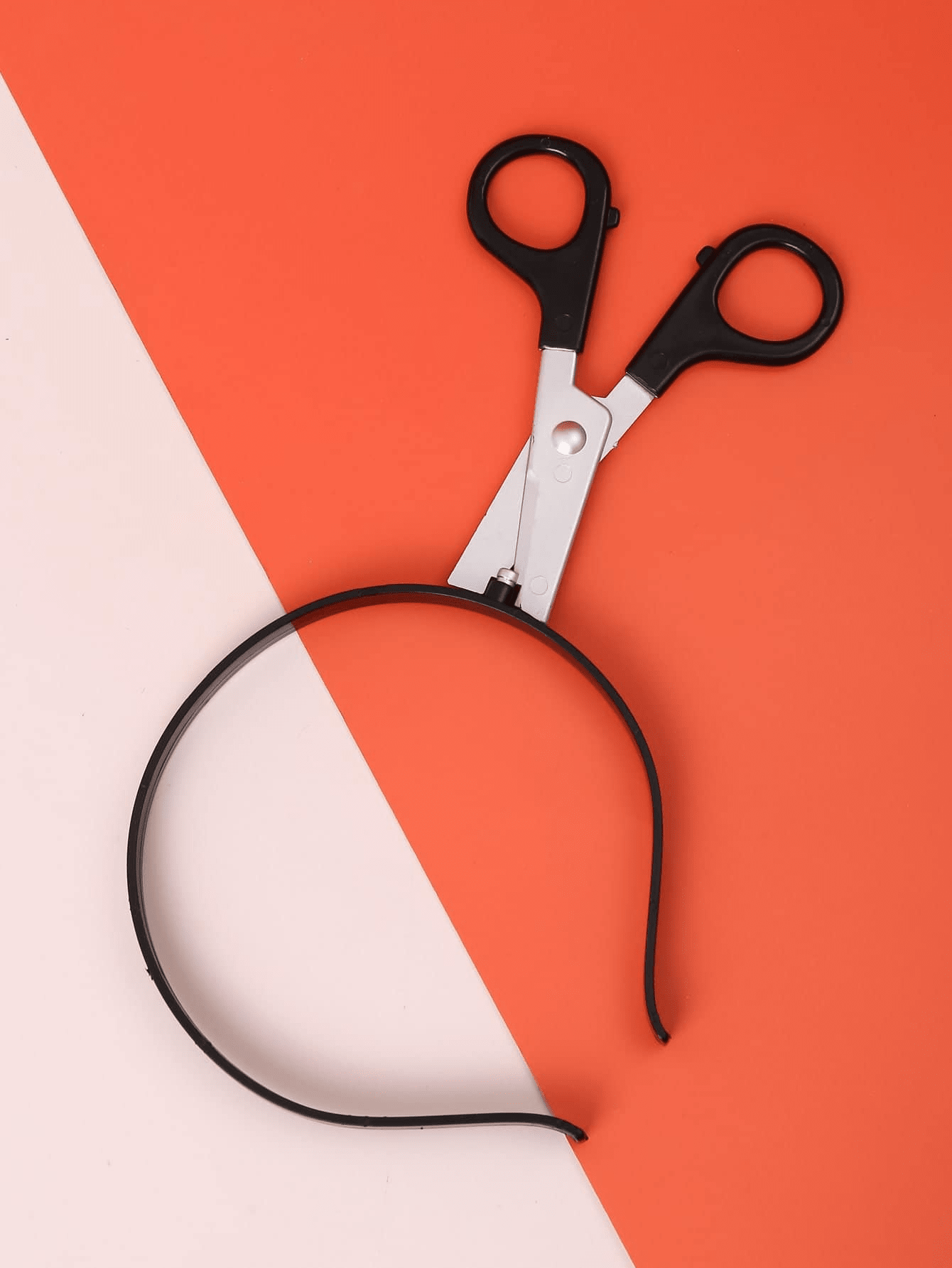 1pc Unisex Prank Scissor Headband Hair Hoop For Cosplay, Party