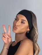 1pc Unisex Moisture-wicking Athletic Headband - Perfect For Outdoor Running And Gym Workout