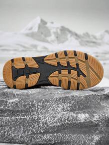 Chaussures De Travail Thermiques En Peluche Haute Densité Résistantes À L'usure D'hiver Pour Hommes