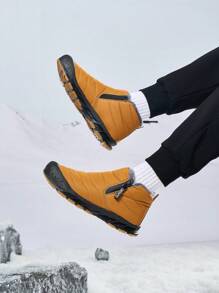 Chaussures De Travail Thermiques En Peluche Haute Densité Résistantes À L'usure D'hiver Pour Hommes