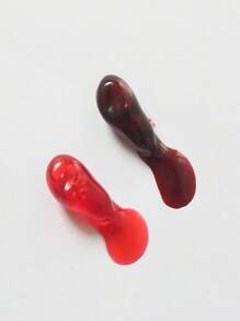 Sangre falsa, adecuada para cosplay, vampiros, zombis, accesorios para fiestas, bromas y regalos (el lote del producto varía, algunas botellas tienen etiquetas aleatorias o en blanco, color aleatorio) - Rojo - Ver 2