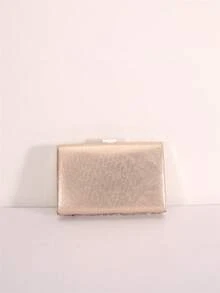 Hợp thời đá & Đồ trang trí Rhinestone Ví cầm tay Với Có thể tháo rời Chuỗi Dây đeo , Tối Buổi tiệc Cái túi - Rượu sâm banh - Xem 4