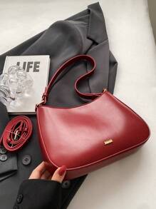 Women's Fashionable And Minimalist Elegant Underarm Bag Shoulder Crossbody Bag Can Hold Mobile Phone Lipstick