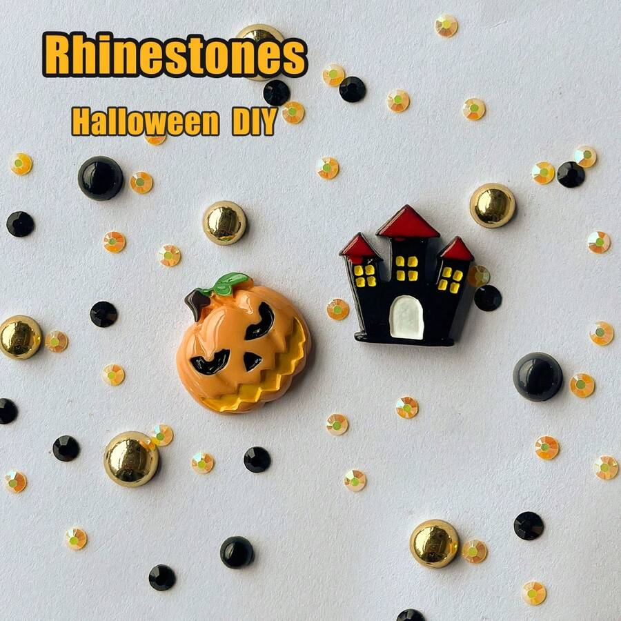 Resin Halloween Costume 2pcs - Multicolor - View 1