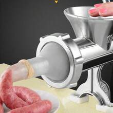 Picadora De Chiles Manual Y Máquina Para Hacer Salsa De Chile, Trituradora De Carne Manual Y Embutidora De Salchichas Para El Hogar, La Fuerza Puede Ser Desmontable, Fácil De Limpiar - pequeño - Ver 3