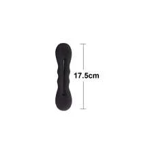 2pcs/Set Donut Shaped Hair Styling Tool, Thick Sponge Hair Bun Maker For Voluminous Flower Bud Hairstyle Casual - Black - View 7