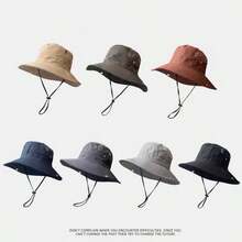 透气防晒徒步渔夫帽，适合男女露营、登山、牛仔帽款式、快干