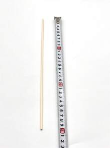 10 Stücke pro Set, verdickt auf 4mm und verlängert auf 30cm, Aromaöl-Diffuser Stäbchen, feuerfreie Aromaöl-Faser Stäbchen, Raumdufterfrischung - Holzfarbe - Übersicht 3