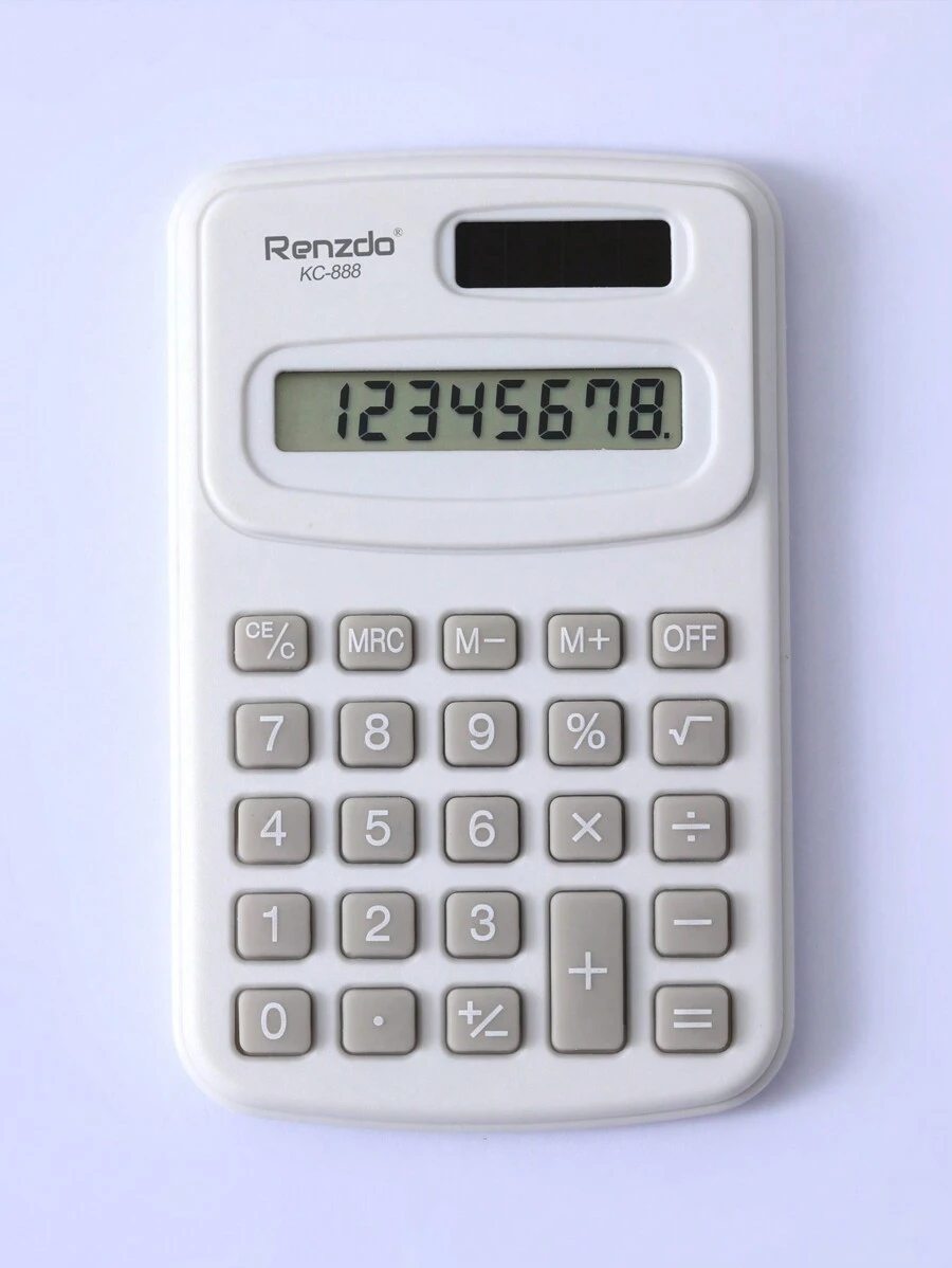 Back To School Season Mini Cute Portable Scientific Calculator/accounting Calculator/handheld Calculator With High Aesthetics For Students - Beige - View 1