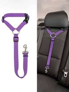 Pet Dog Round Ring Leash For Car Travel Safety - Multicolor - View 4