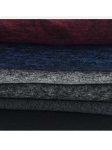 1入組冬季厚款絨毛保暖圍巾,帶風防口罩,室內外滑雪和騎行保暖 - 黑色 - 查看 8